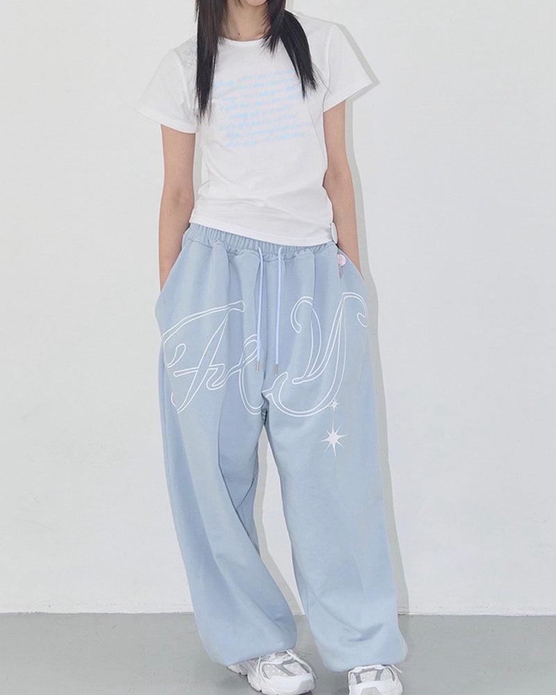 【FANCY CLUB】ANGEL VINTAGE SWEATPANTS