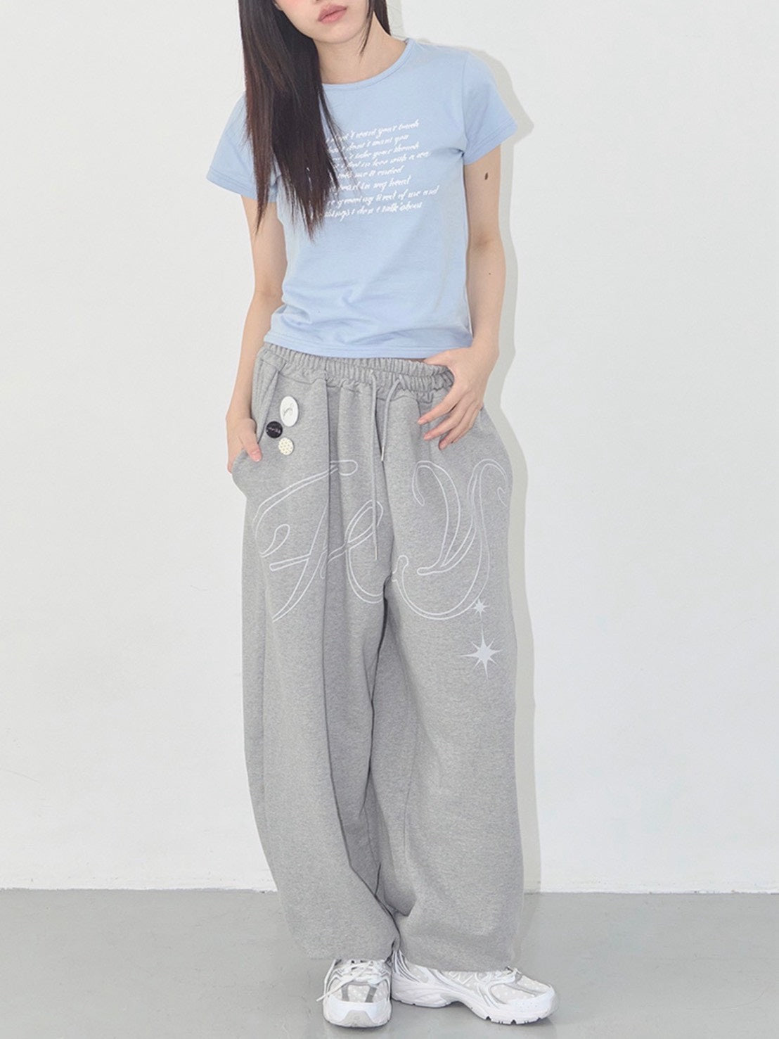 【FANCY CLUB】ANGEL VINTAGE SWEATPANTS