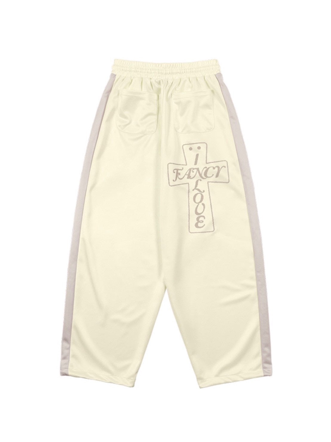 【FANCY CLUB】FROSS GLOSSY TRACK PANTS