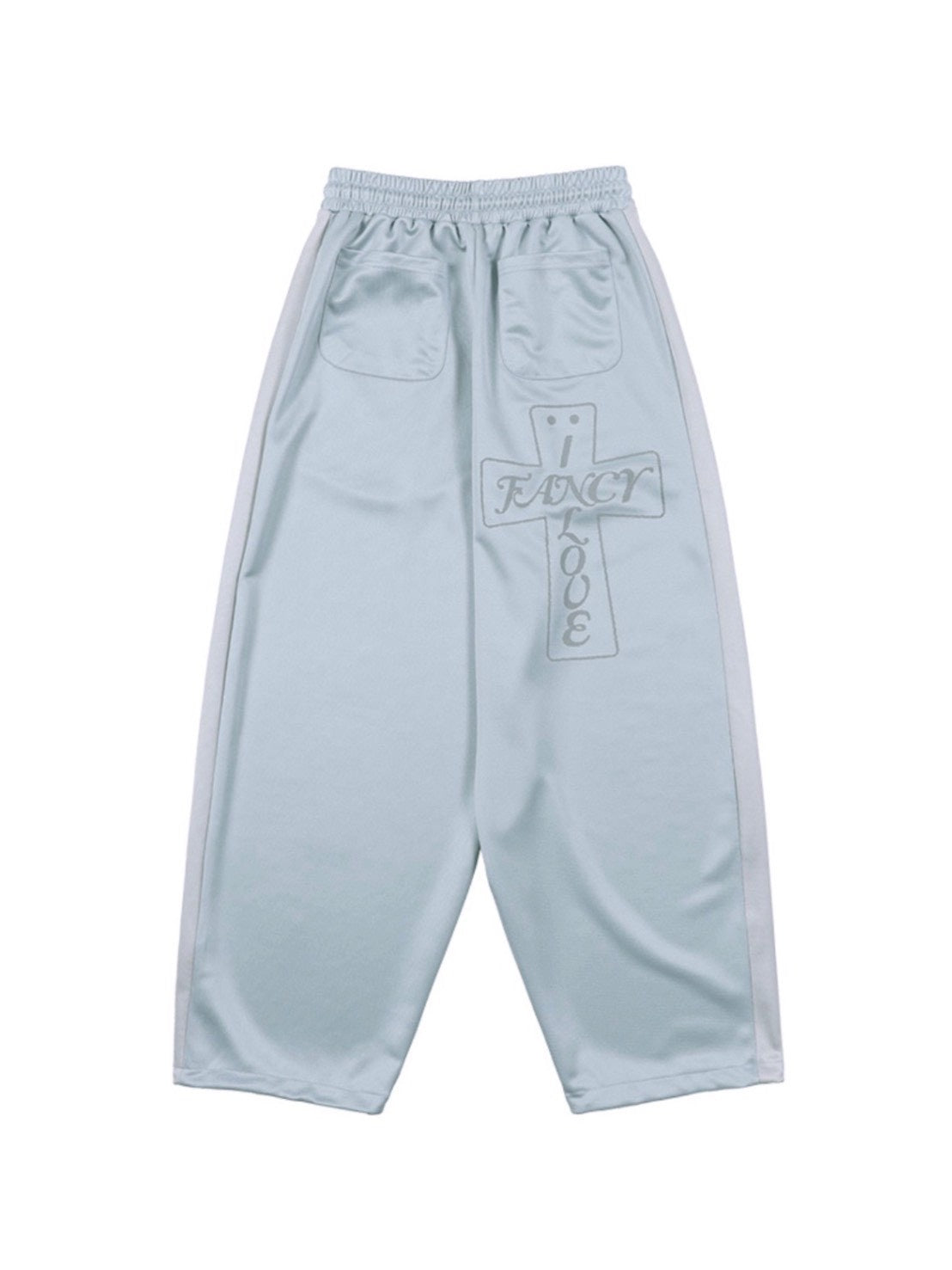 【FANCY CLUB】FROSS GLOSSY TRACK PANTS