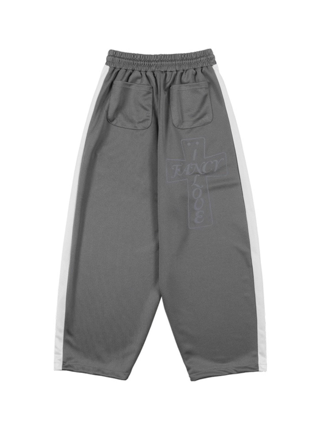 【FANCY CLUB】FROSS GLOSSY TRACK PANTS