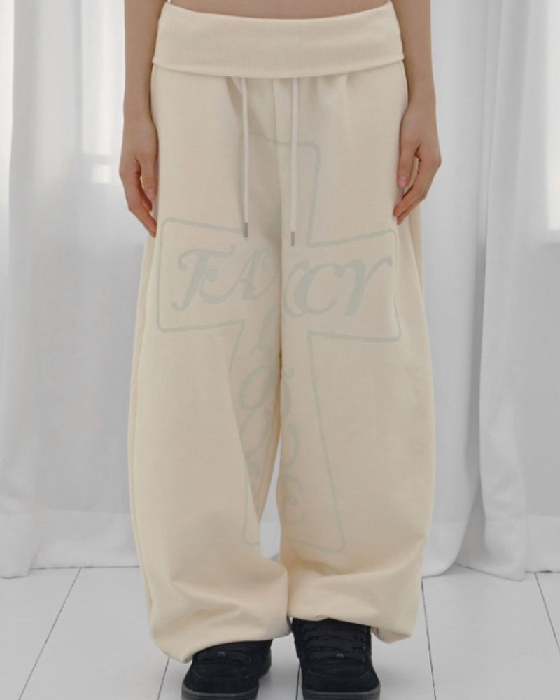 【FANCY CLUB】FROSS BANDING SWEATPANTS