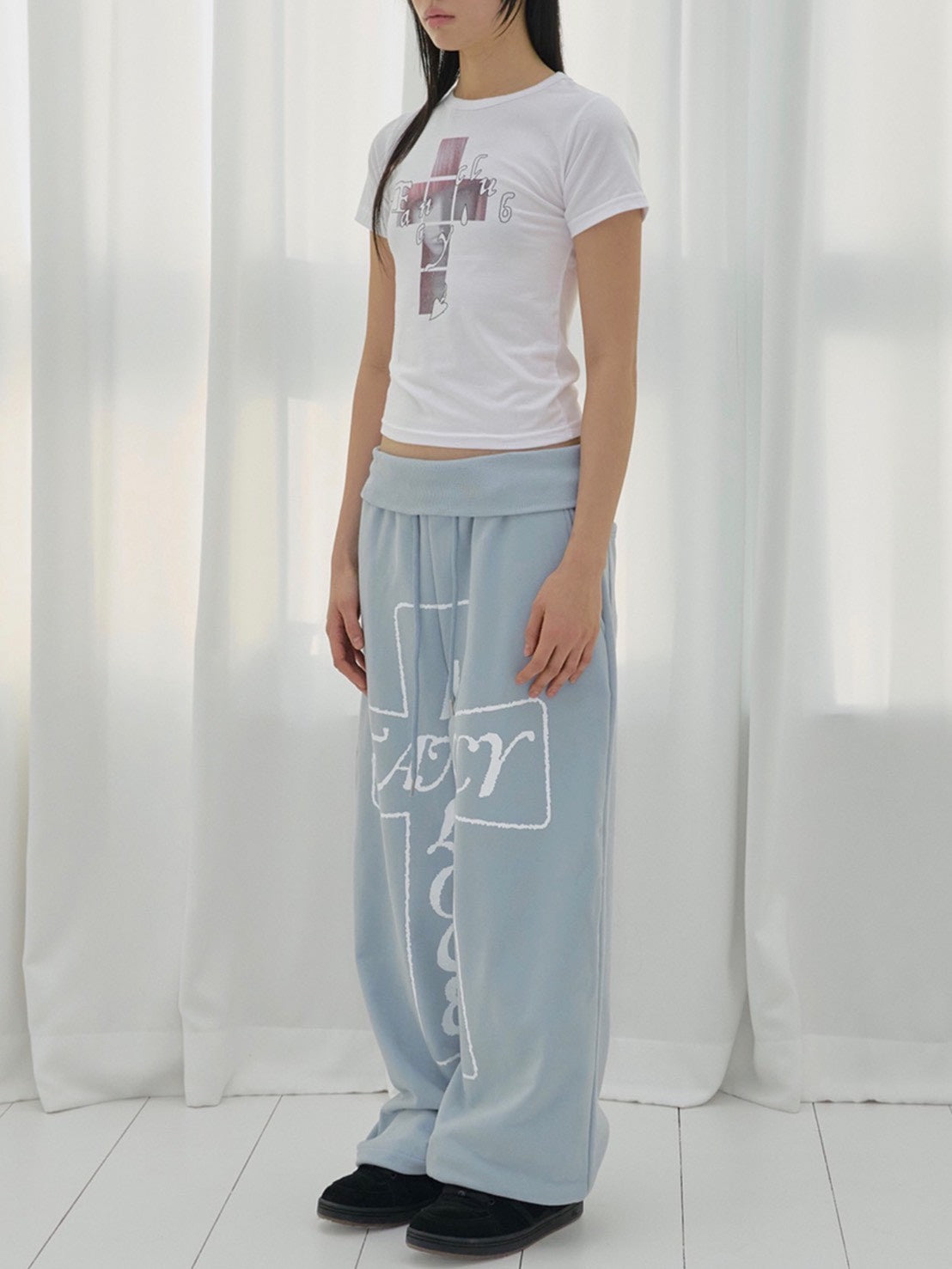【FANCY CLUB】FROSS BANDING SWEATPANTS