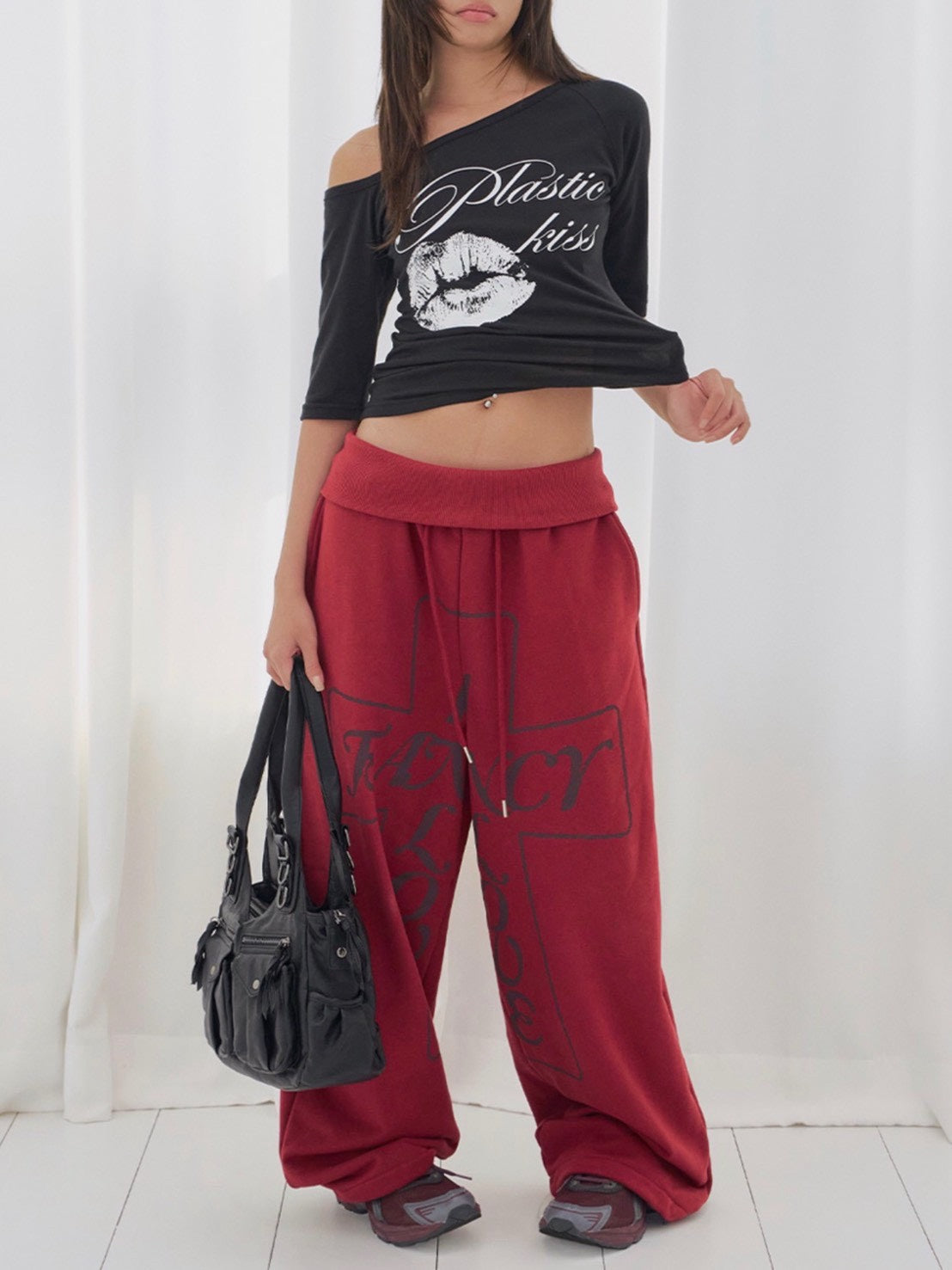 【FANCY CLUB】FROSS BANDING SWEATPANTS