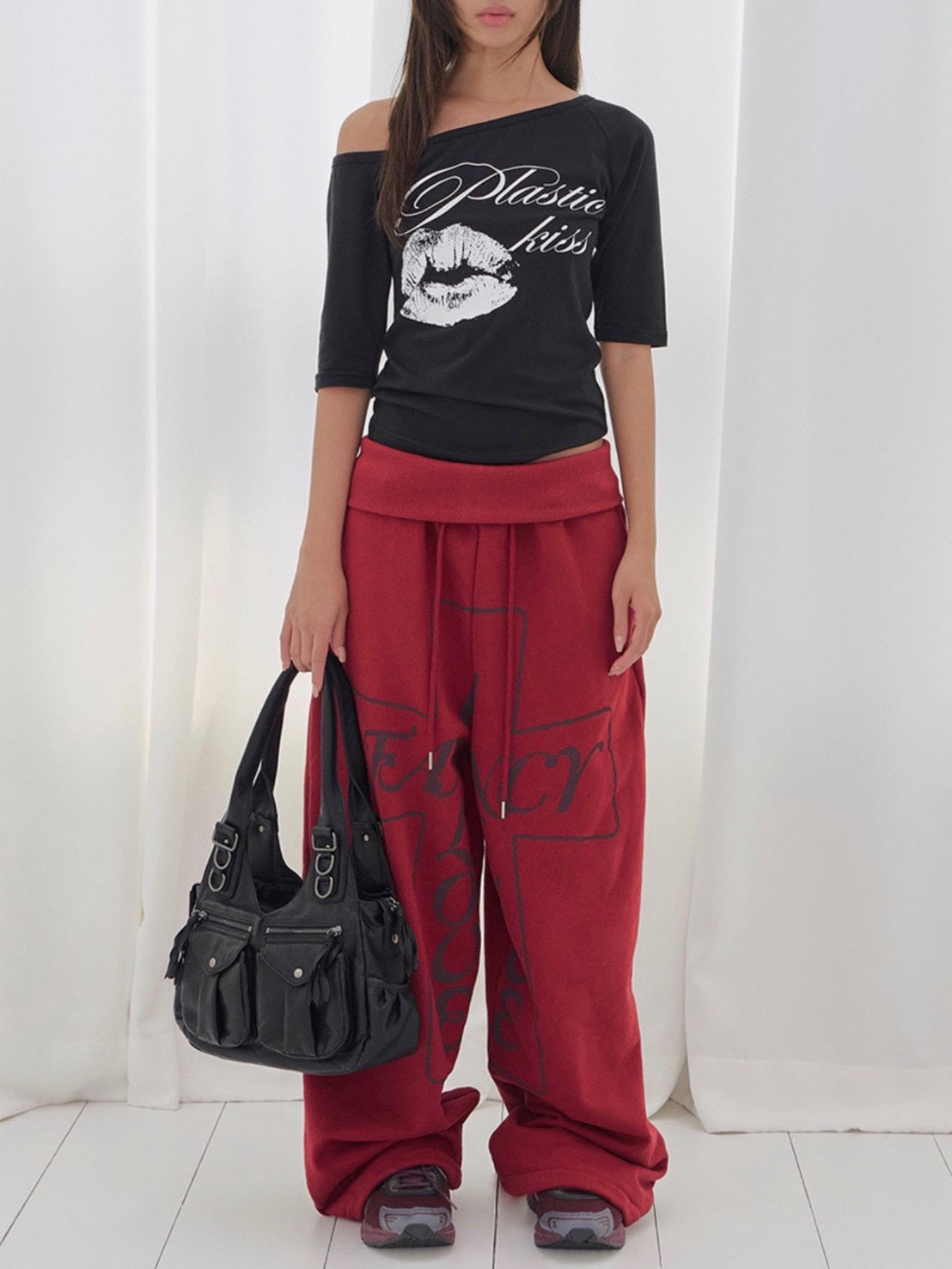 【FANCY CLUB】FROSS BANDING SWEATPANTS
