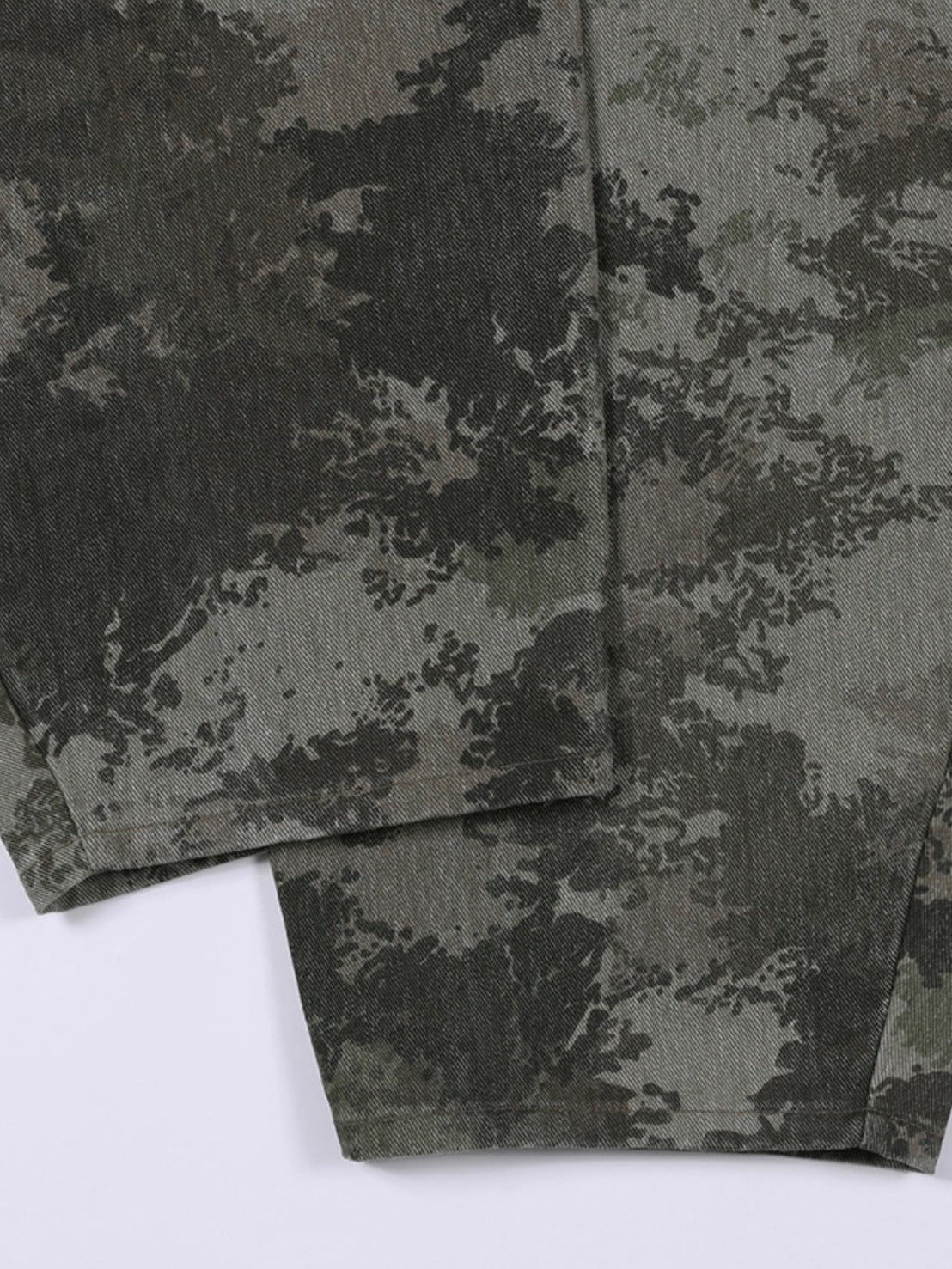 【FANCY CLUB】TOOTH JAM WIDE DENIM PANTS