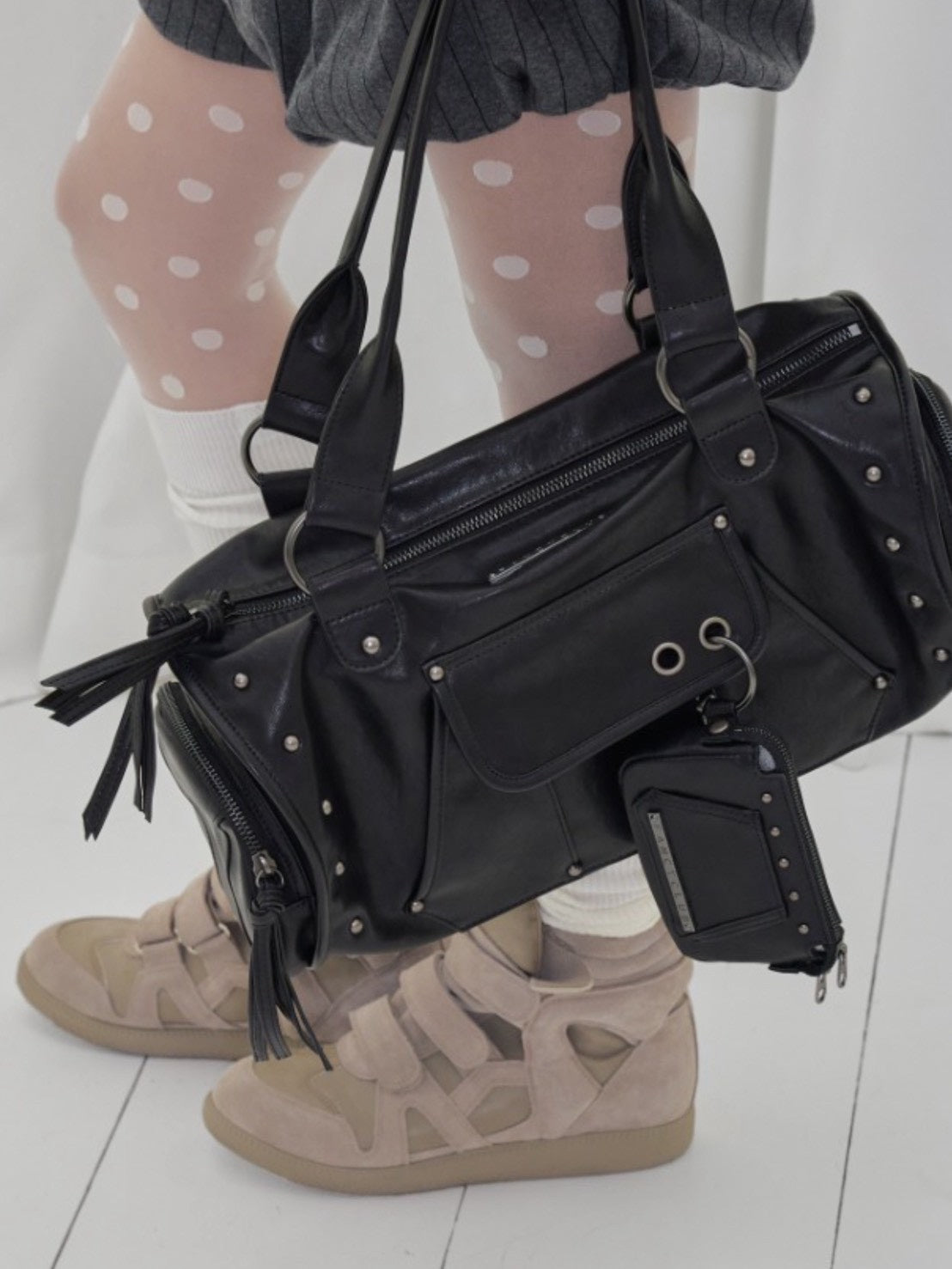 【FANCY CLUB】VEIL STUD WALLET