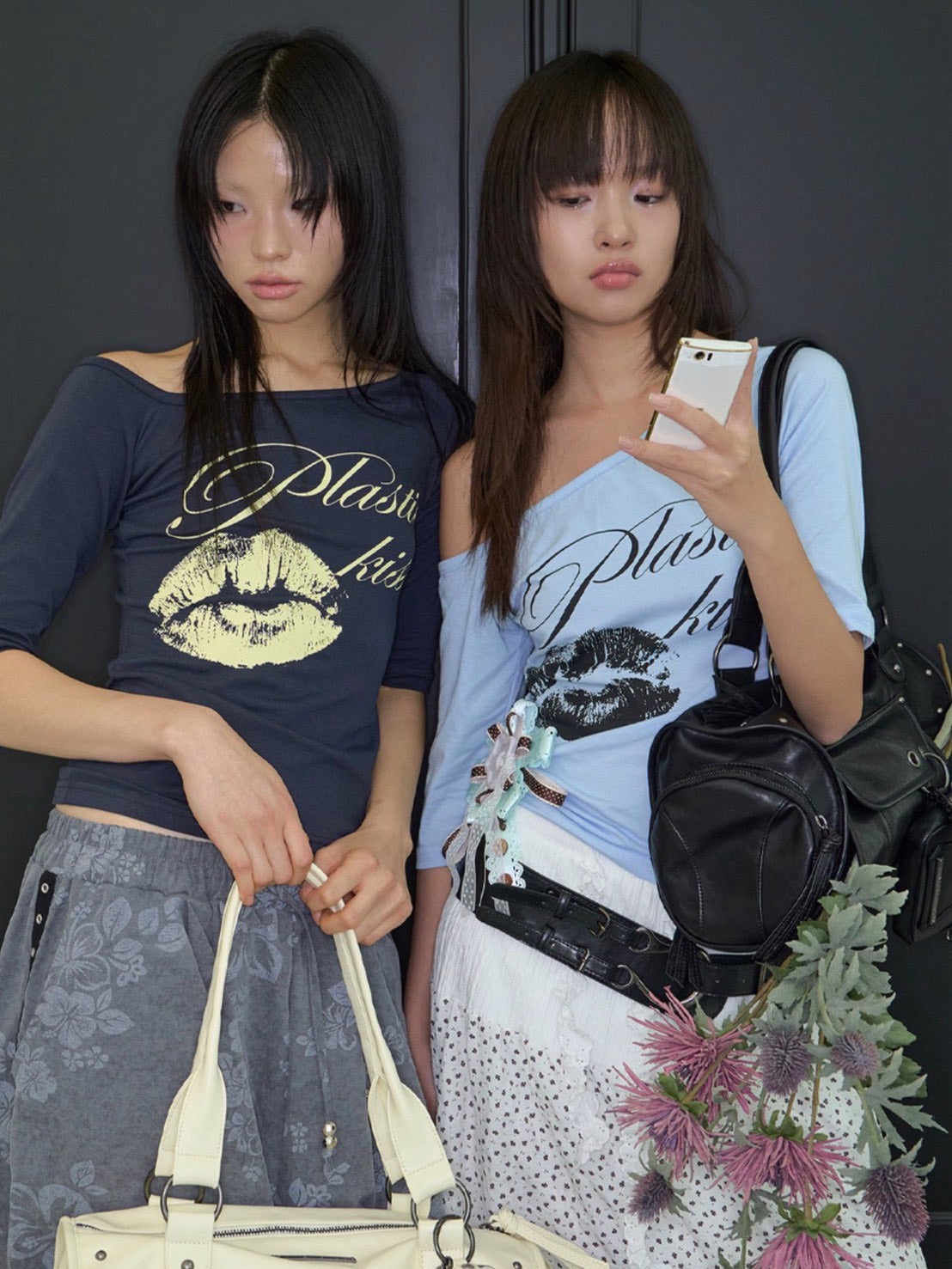 【FANCY CLUB】VEIL STUD BAG & WALLET