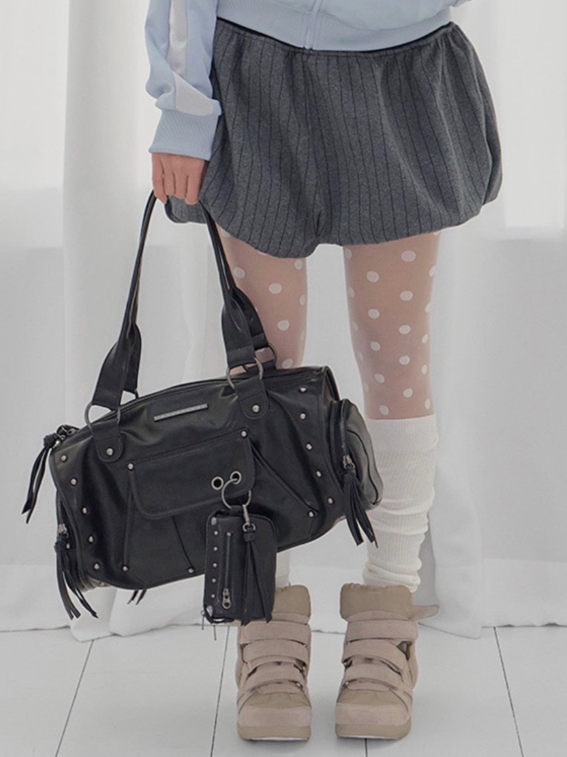 【FANCY CLUB】VEIL STUD BAG & WALLET