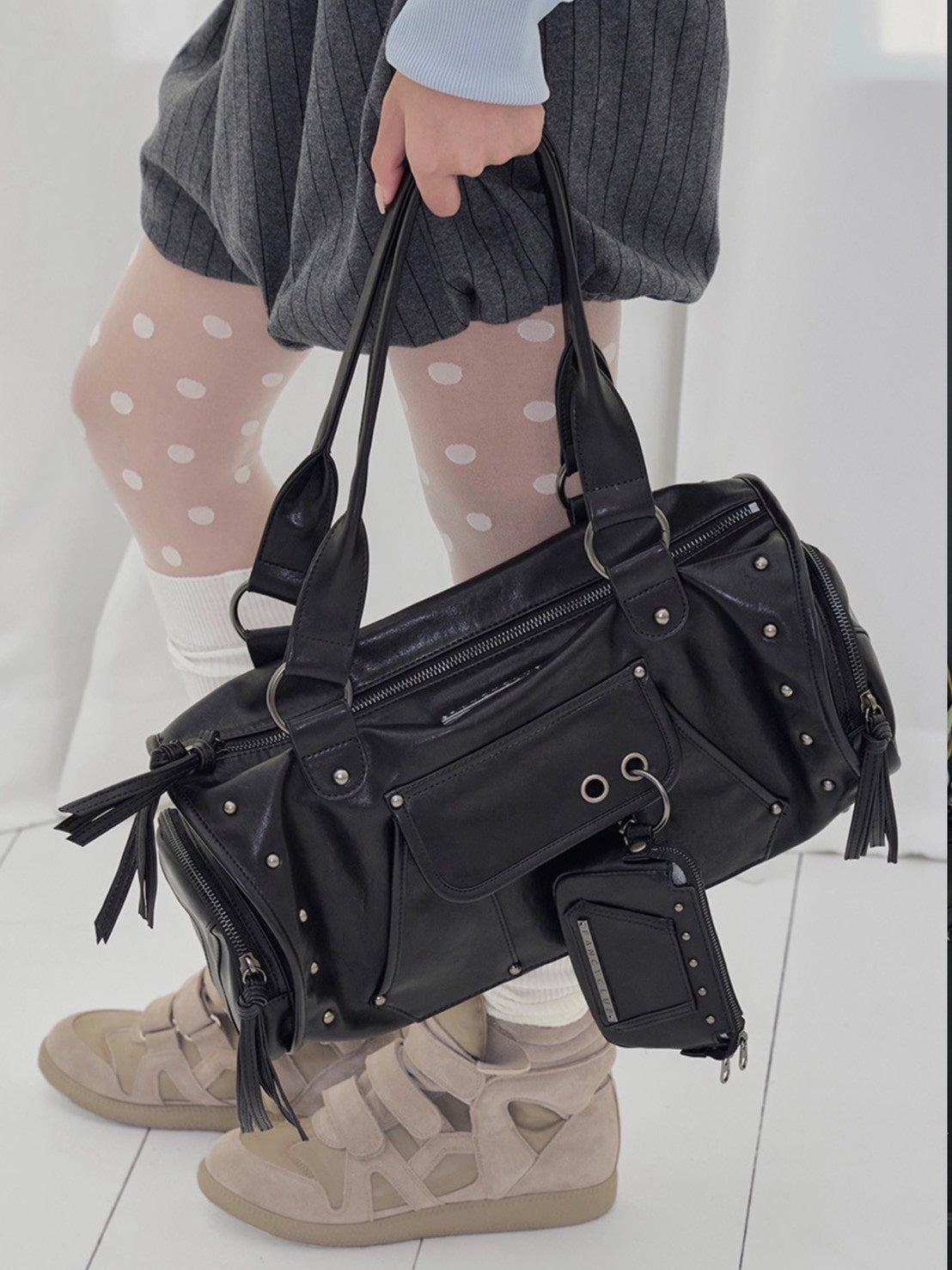 【FANCY CLUB】VEIL STUD BAG & WALLET