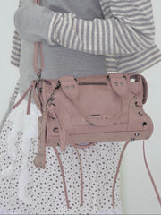 【FANCY CLUB】BELTED WASHING COATING MINI BAG