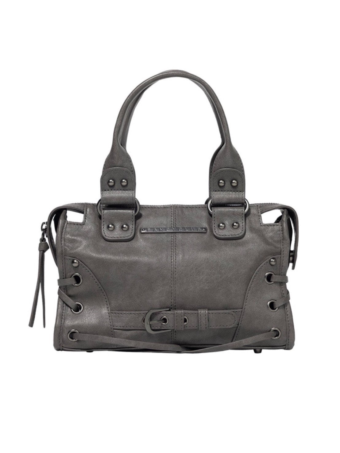 【FANCY CLUB】BELTED WASHING COATING MINI BAG