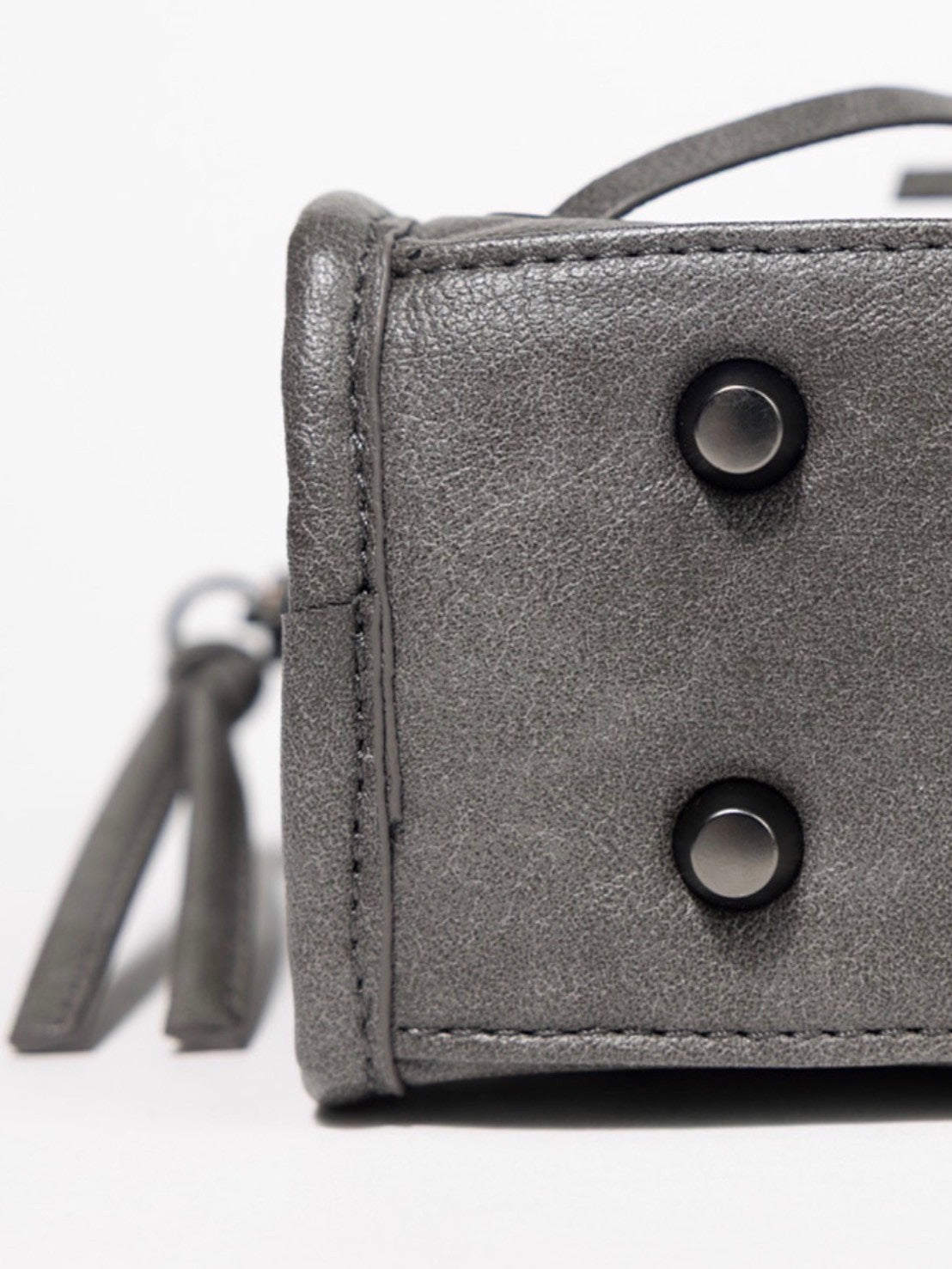【FANCY CLUB】BELTED WASHING COATING MINI BAG
