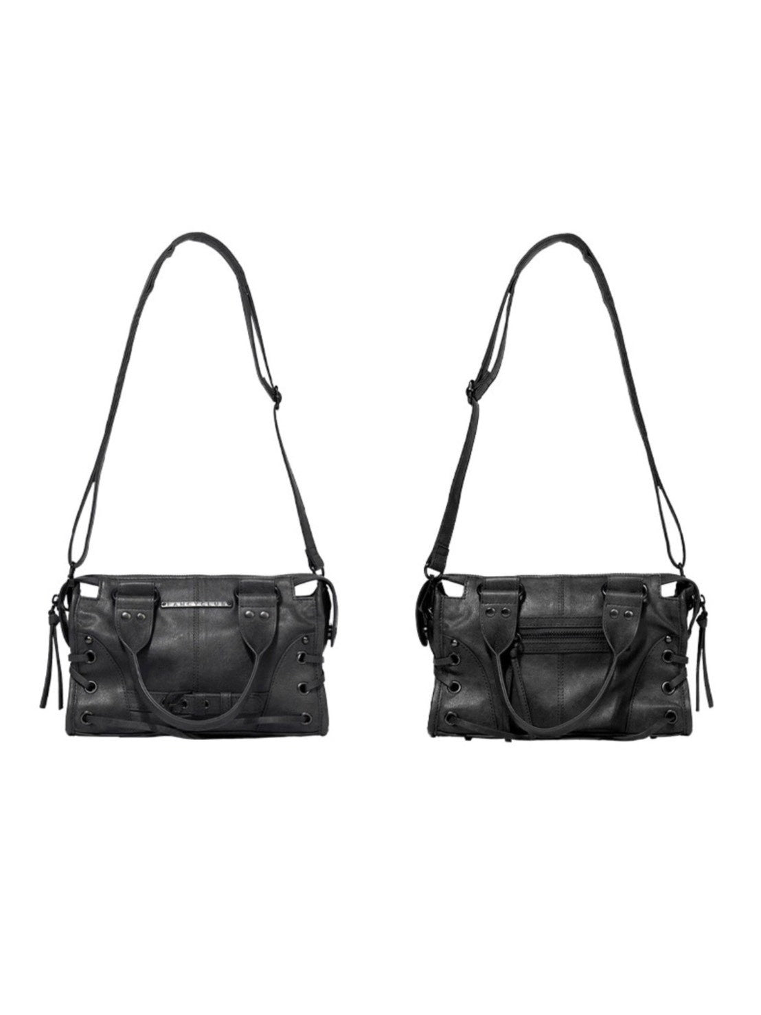 【FANCY CLUB】BELTED WASHING COATING MINI BAG