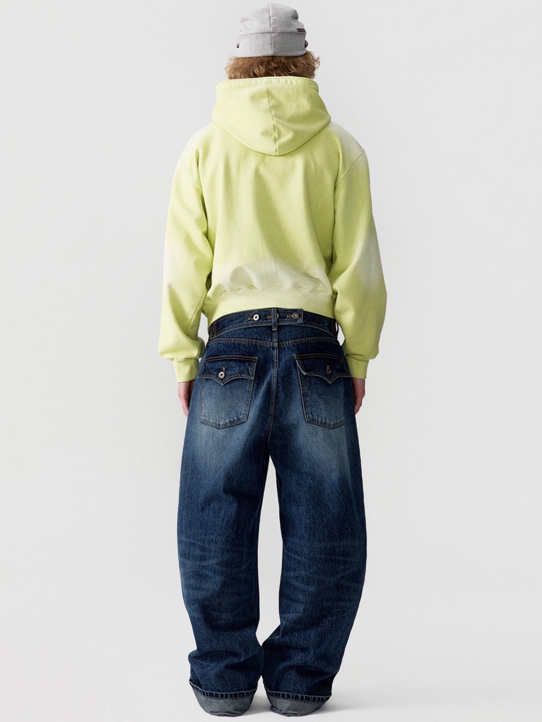 【ESC STUDIO】toggle button hoodie