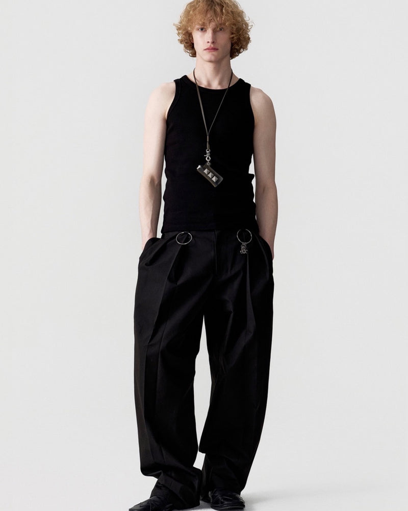 【ESC STUDIO】esc snug ribbed tank top