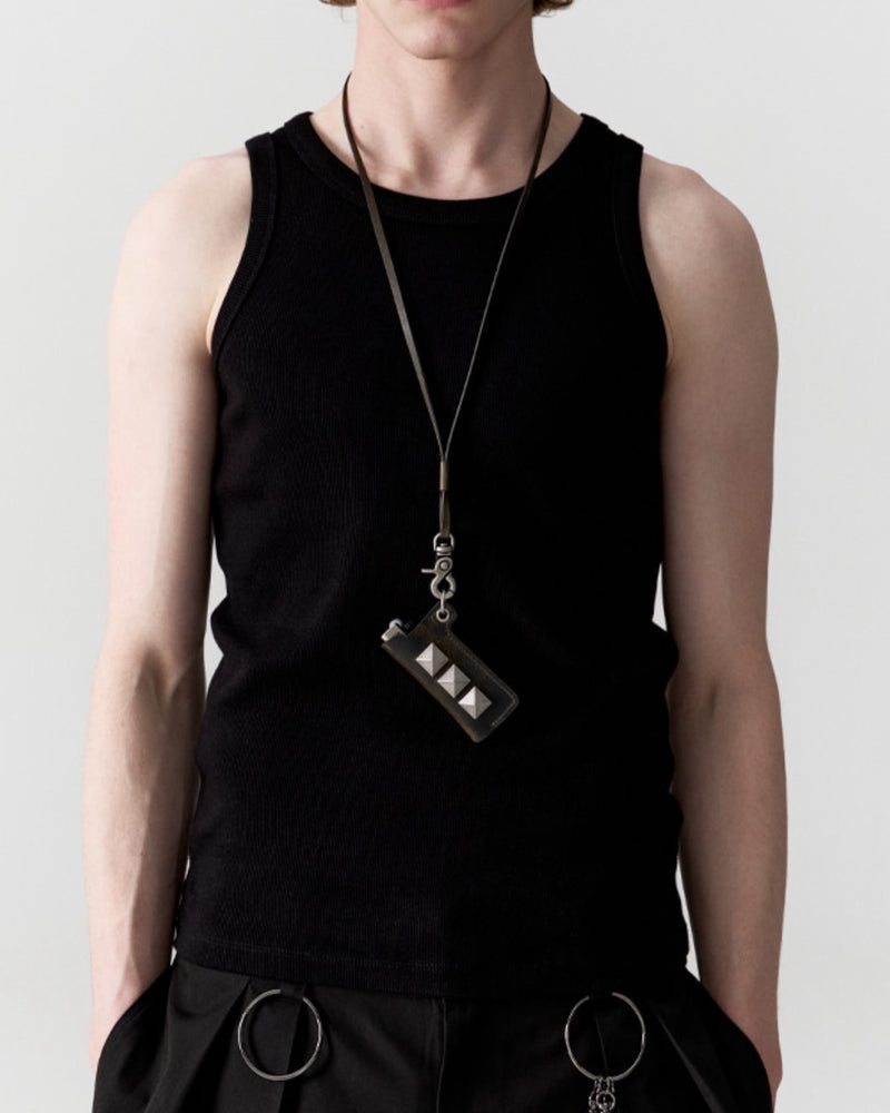 【ESC STUDIO】esc snug ribbed tank top