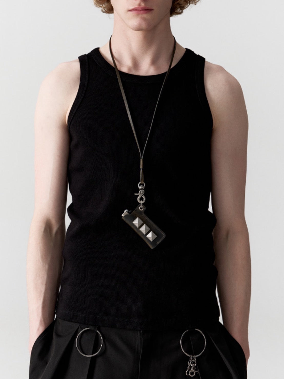 【ESC STUDIO】esc snug ribbed tank top