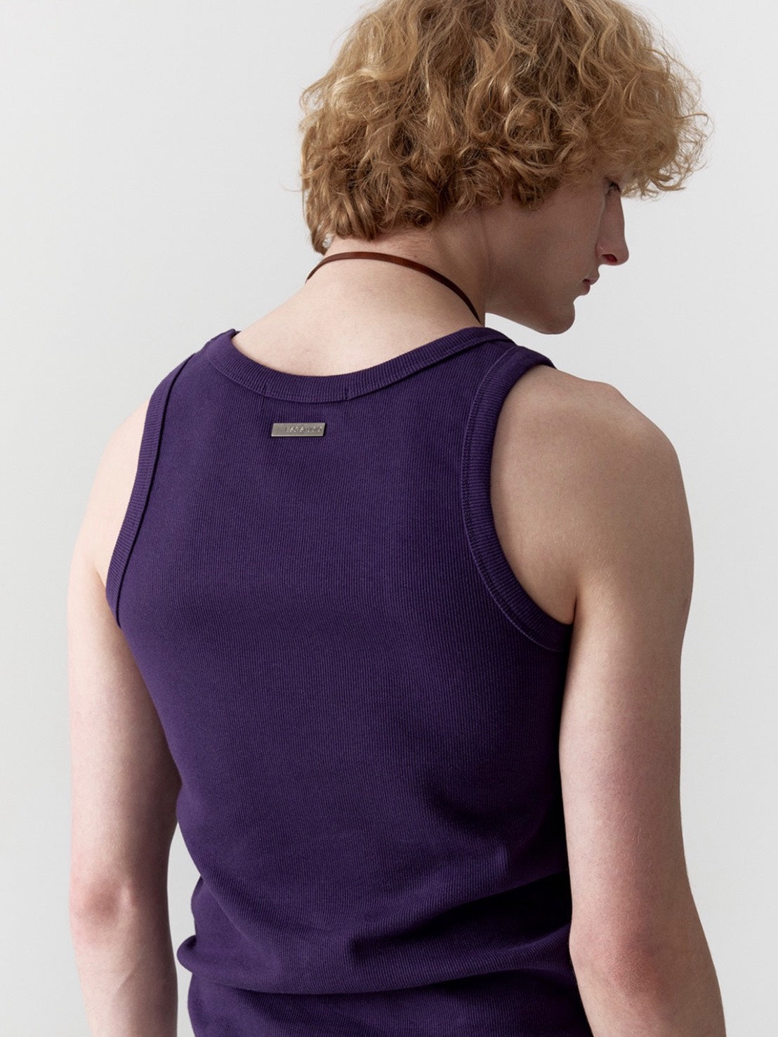 【ESC STUDIO】esc snug ribbed tank top