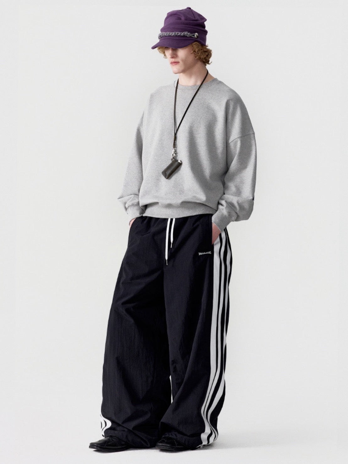 【ESC STUDIO】HOMIE 3-stripe track panrt