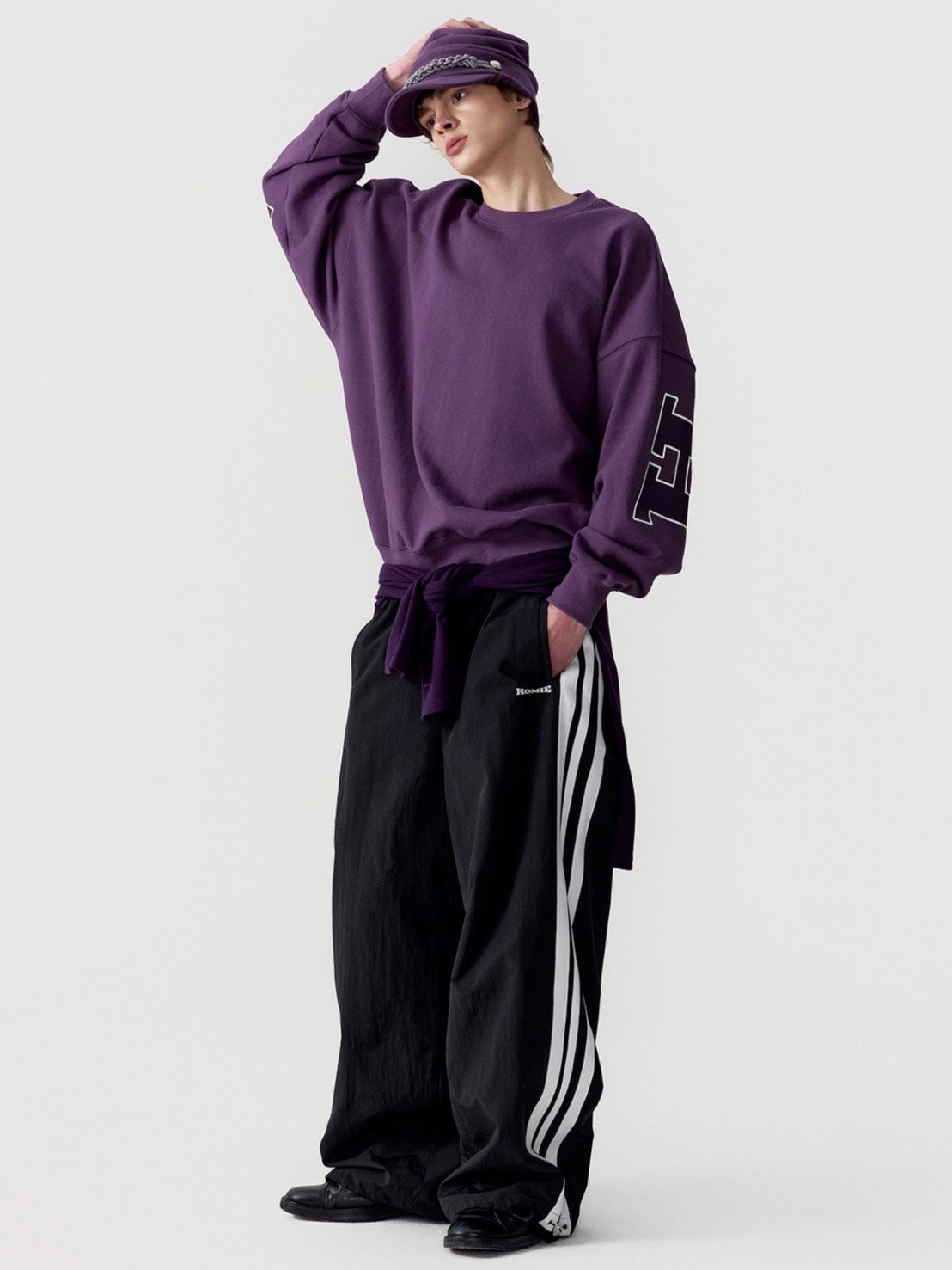 【ESC STUDIO】HOMIE 3-stripe track panrt