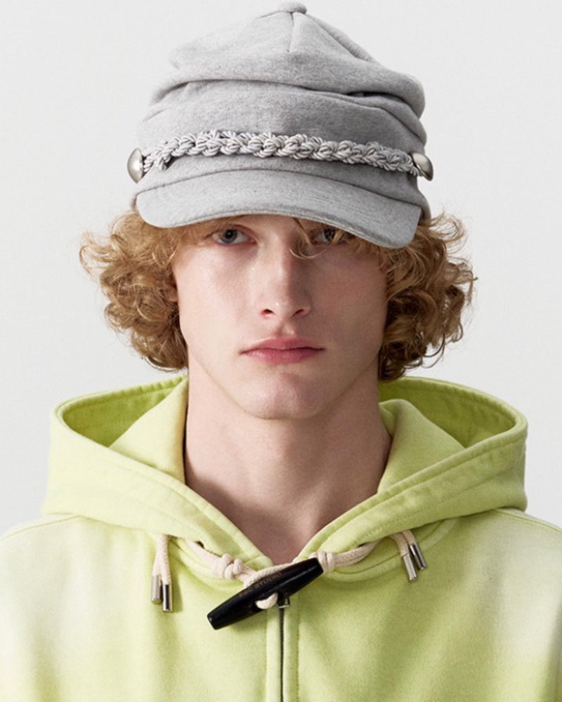 【ESC STUDIO】double knit military cap