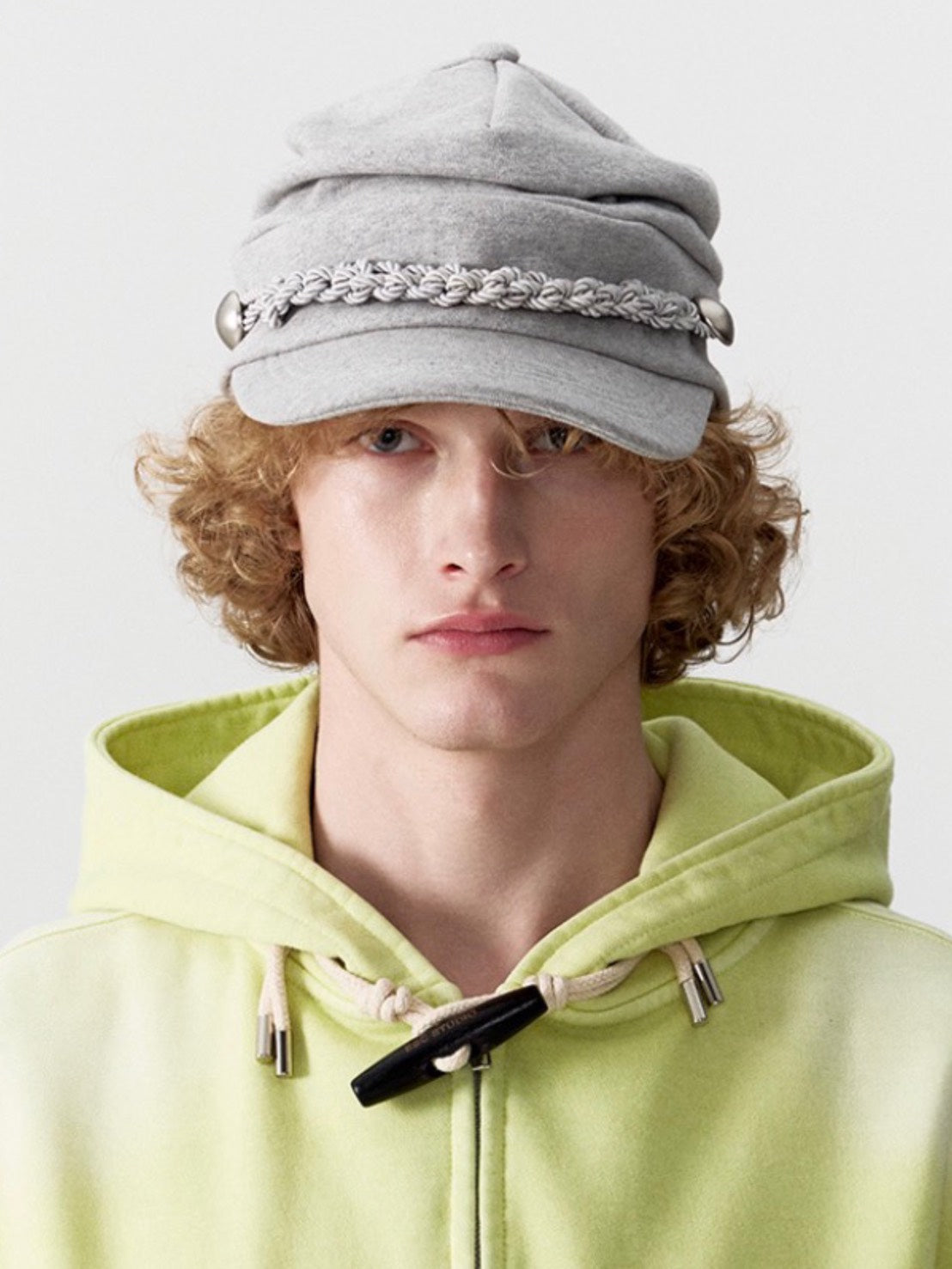 【ESC STUDIO】double knit military cap