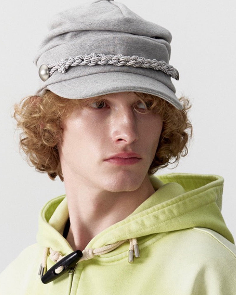 【ESC STUDIO】double knit military cap
