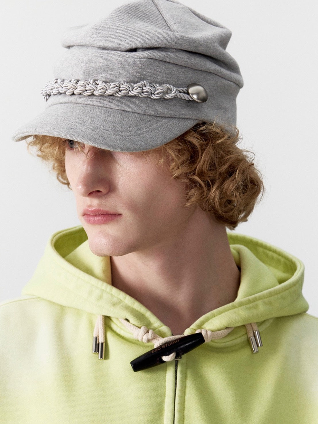 【ESC STUDIO】double knit military cap