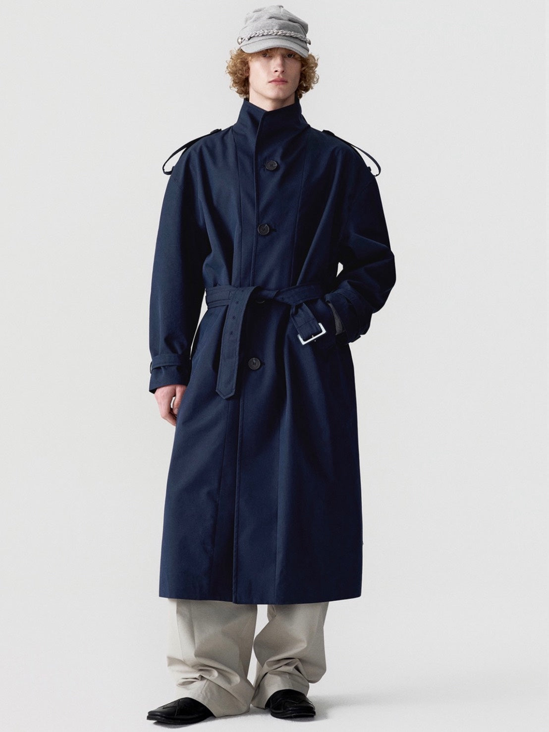 【ESC STUDIO】double knit military cap