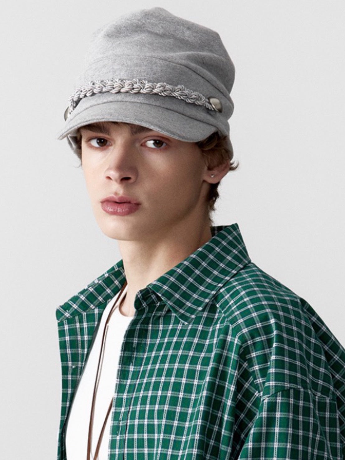 【ESC STUDIO】double knit military cap