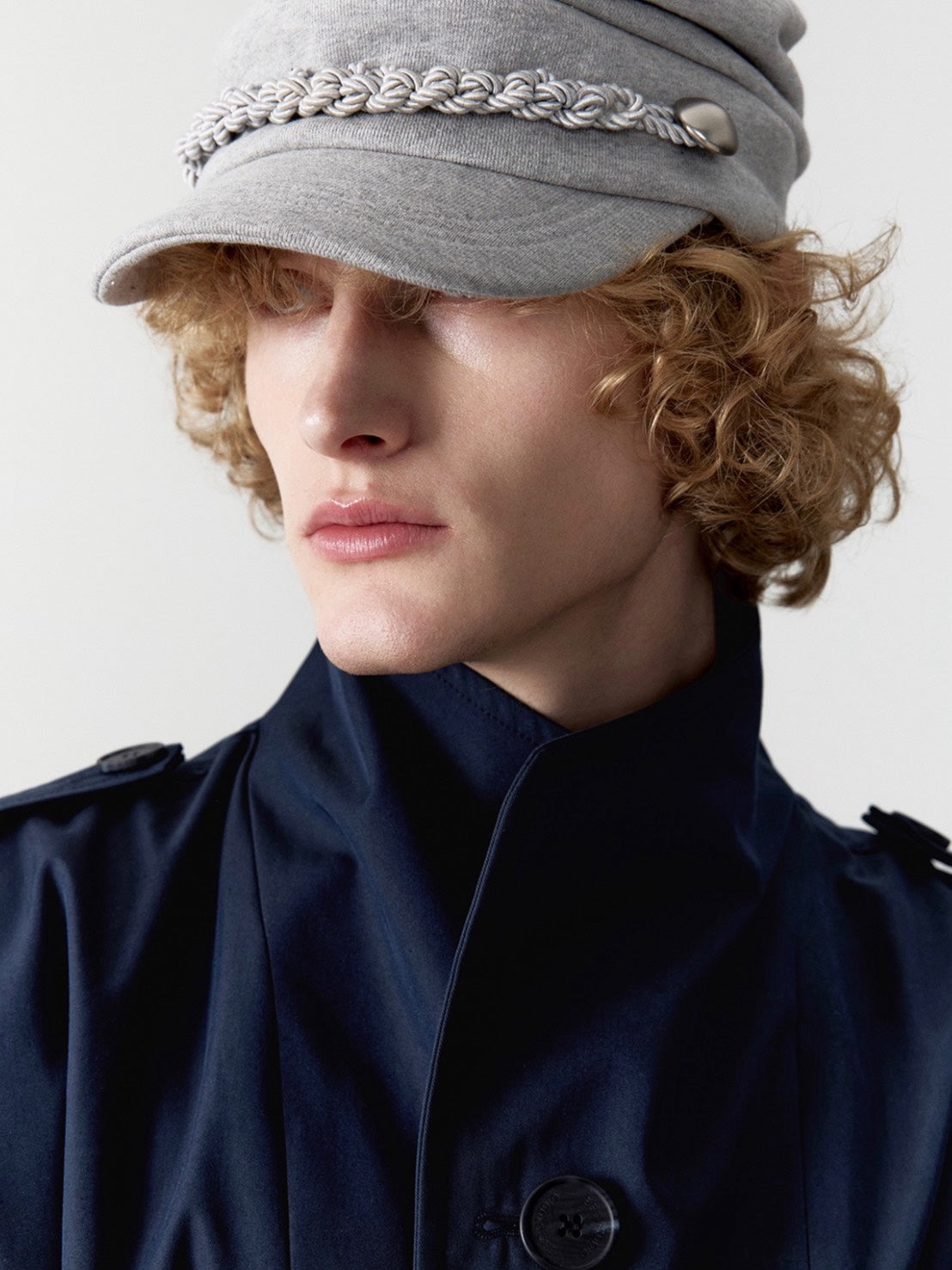 【ESC STUDIO】double knit military cap