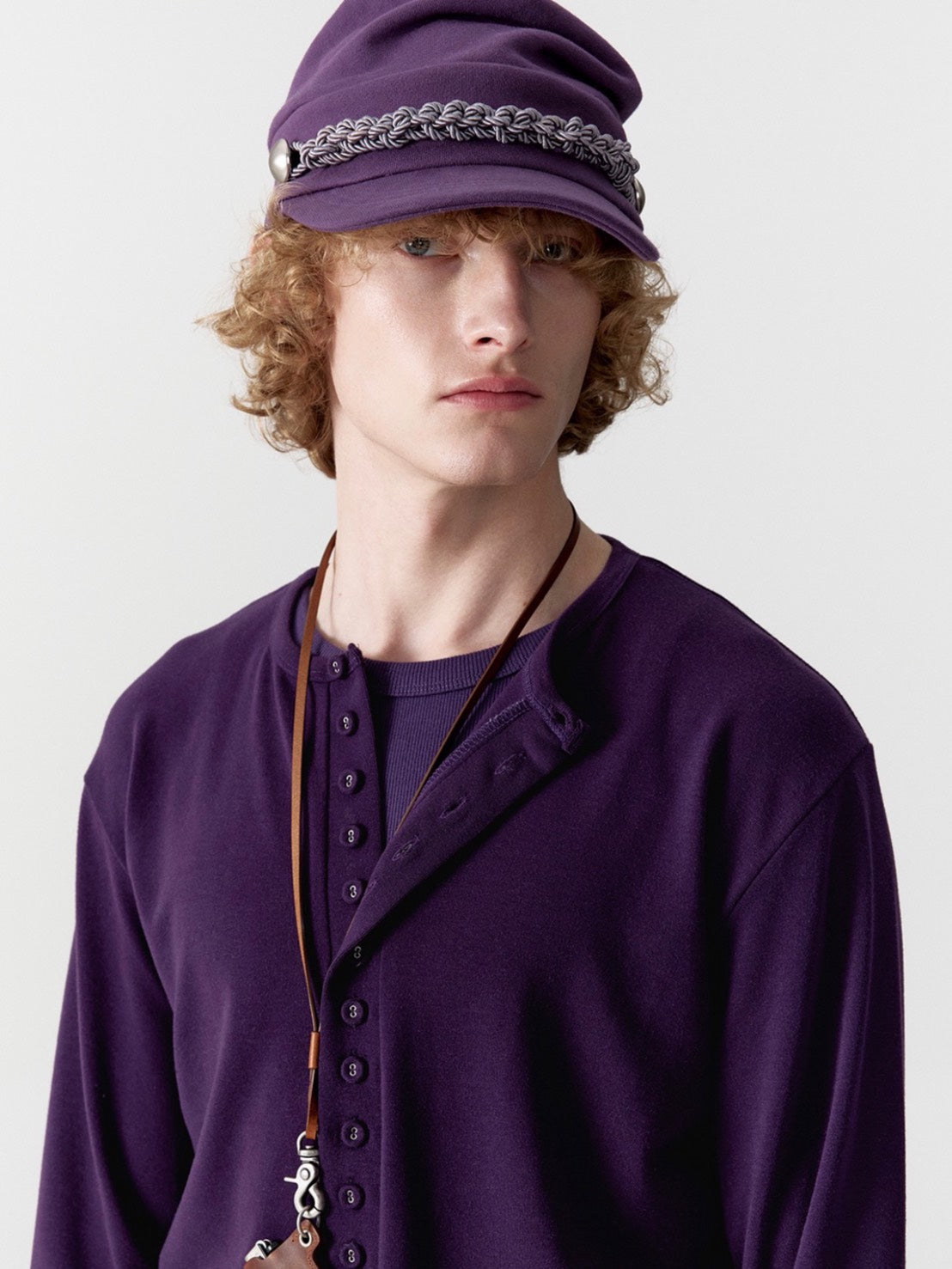 【ESC STUDIO】double knit military cap