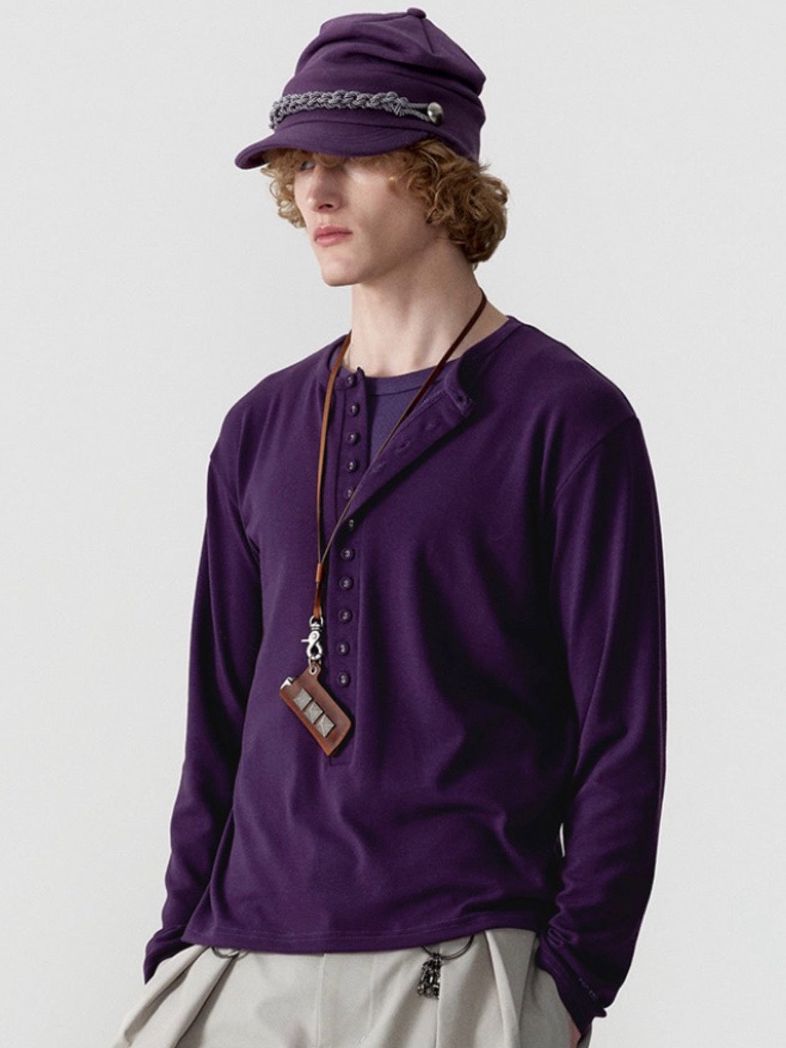 【ESC STUDIO】double knit military cap