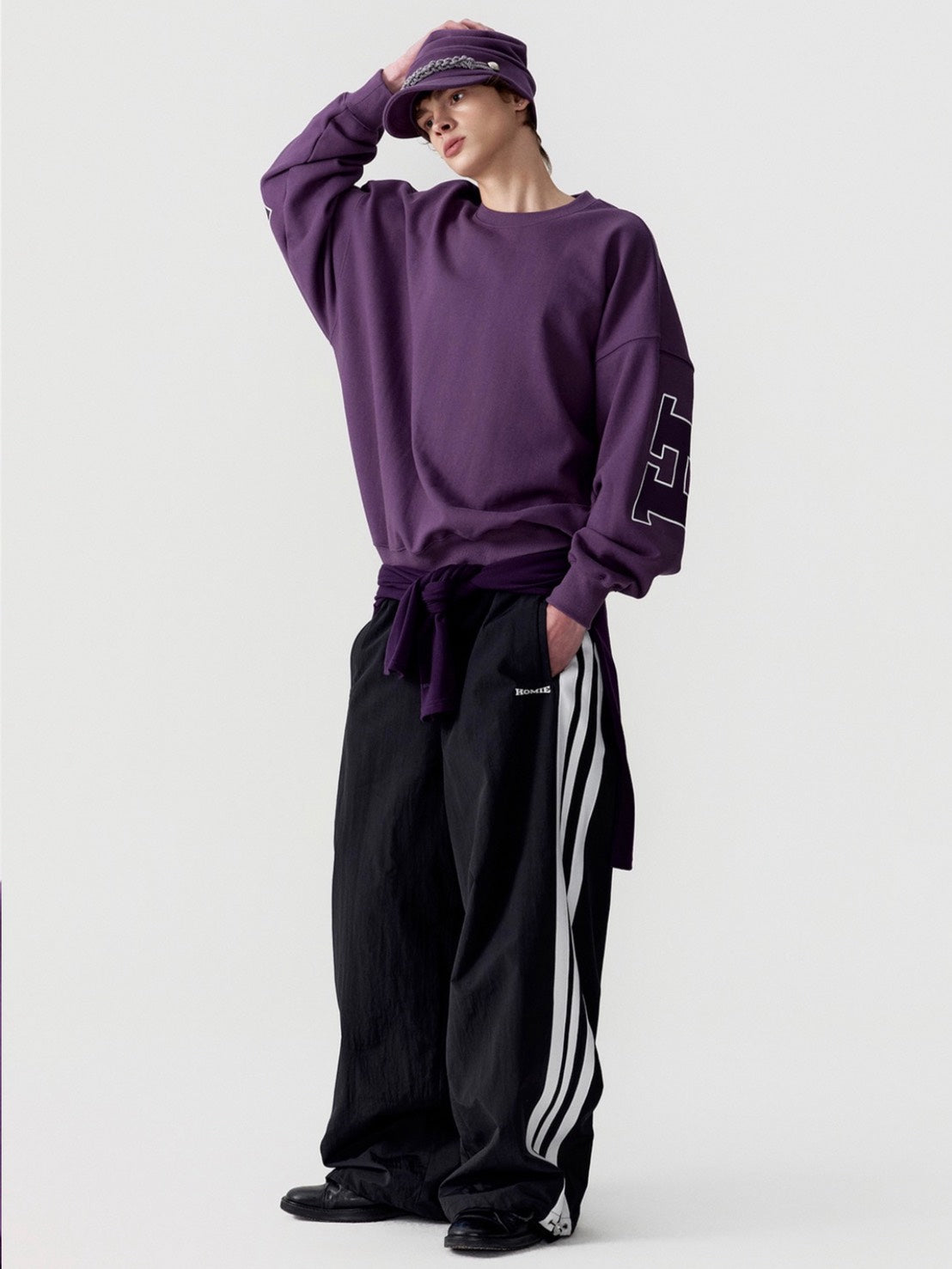 【ESC STUDIO】double knit military cap