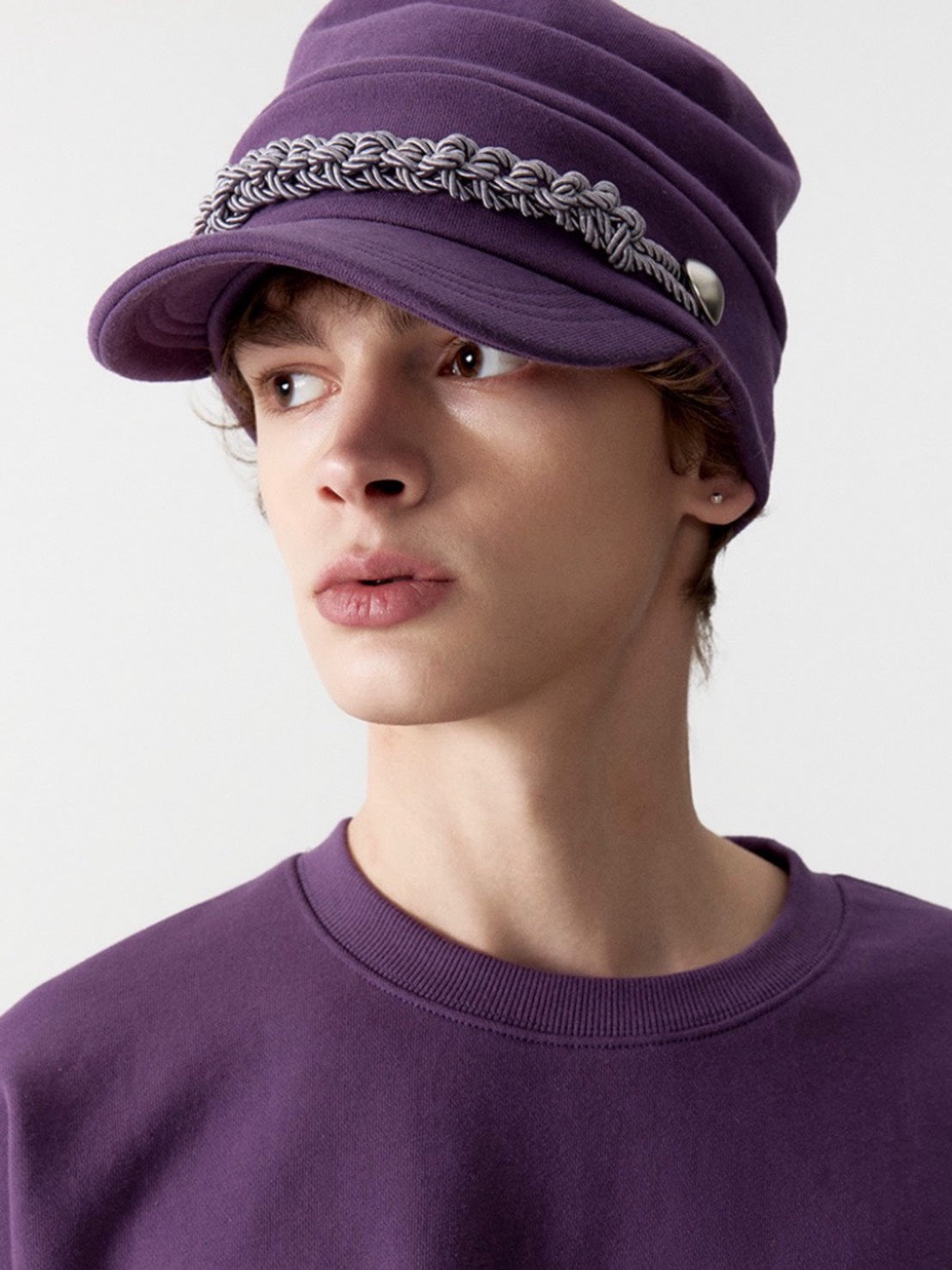 【ESC STUDIO】double knit military cap