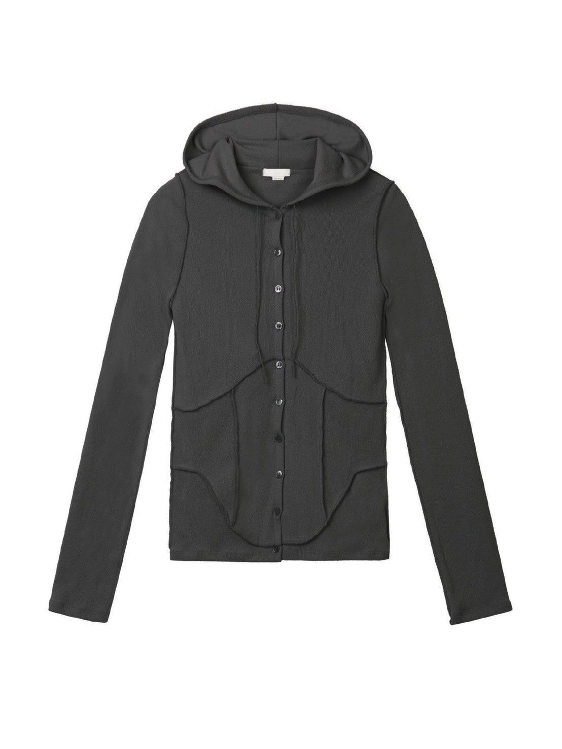 【bonnae】Corset line hoodie cardigan