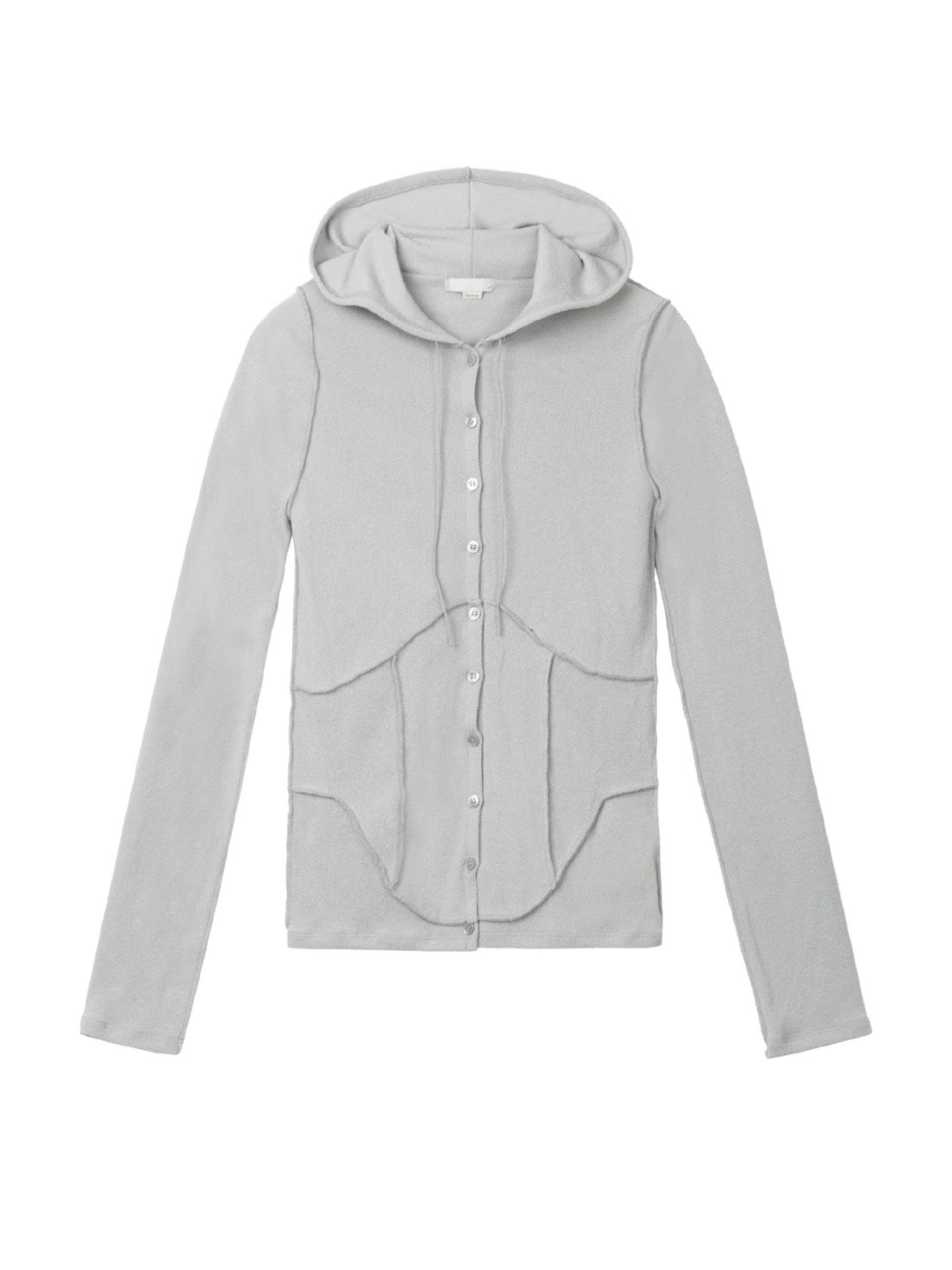 【bonnae】Corset line hoodie cardigan