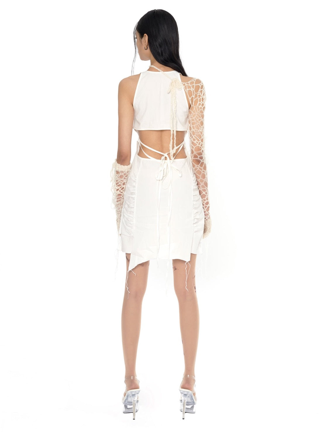 【bonnae】cross cut out dress