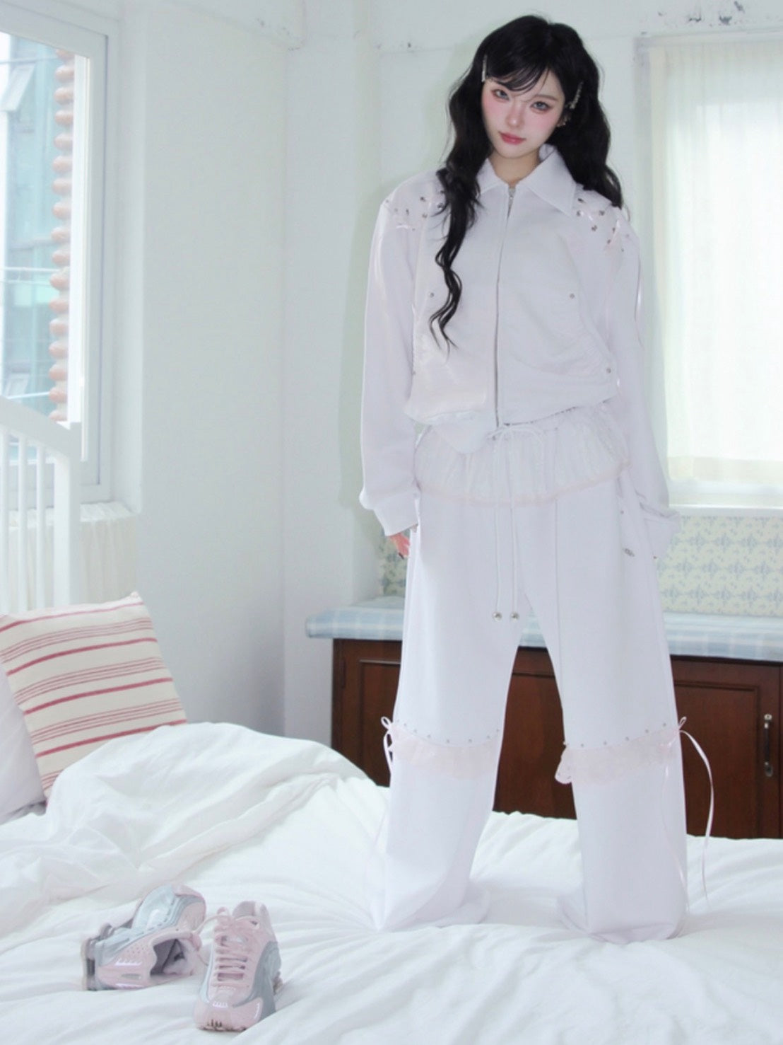 【CHERRYQUIRI】angel sheer layered jersey pt