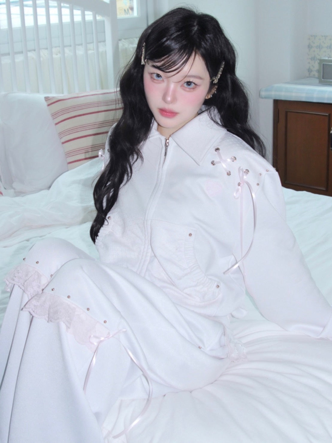 【CHERRYQUIRI】angel sheer layered jersey pt