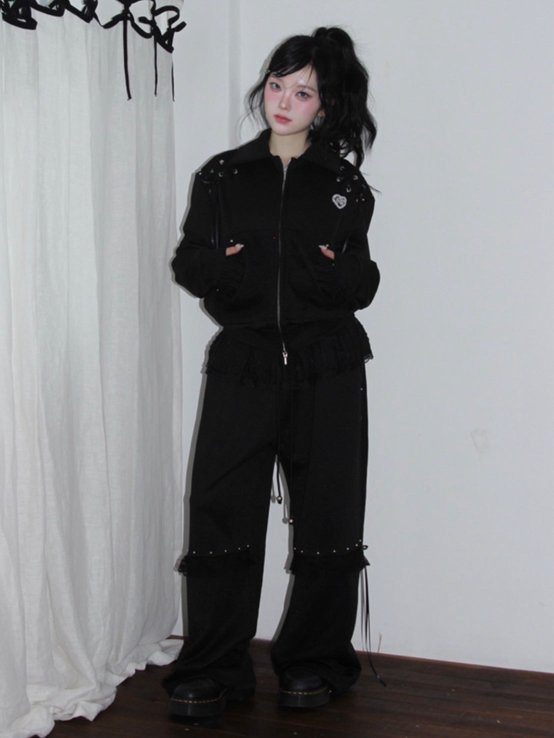 【CHERRYQUIRI】angel sheer layered jersey pt