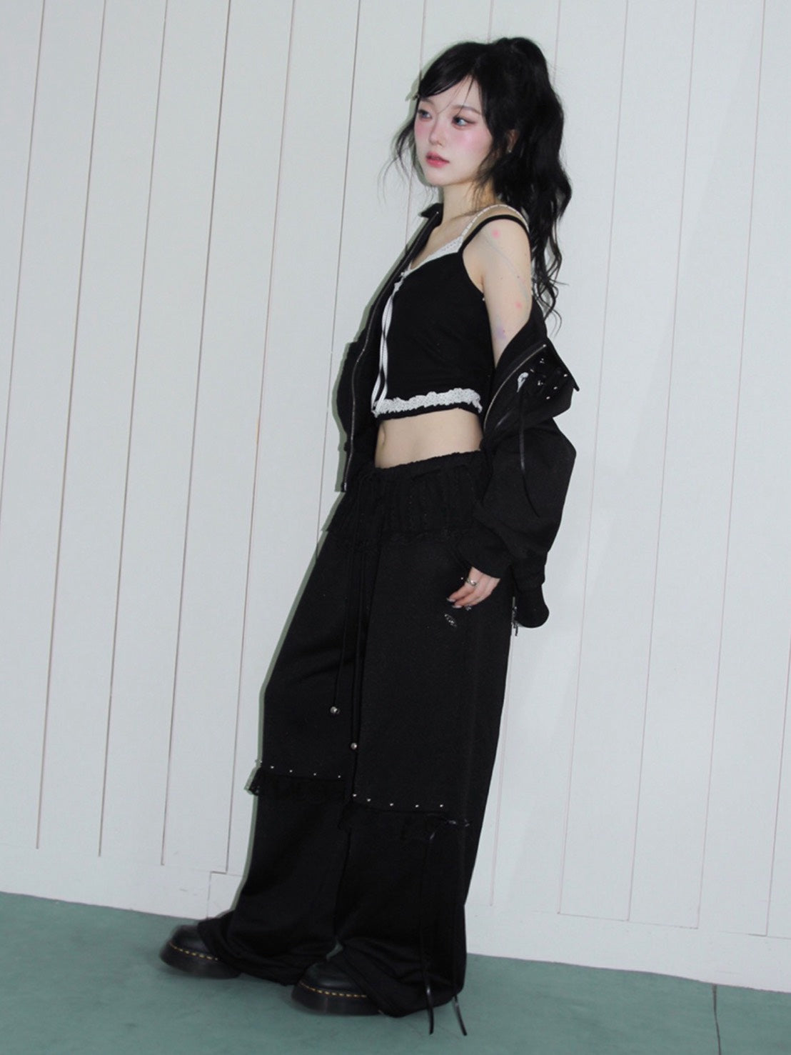 【CHERRYQUIRI】angel sheer layered jersey pt