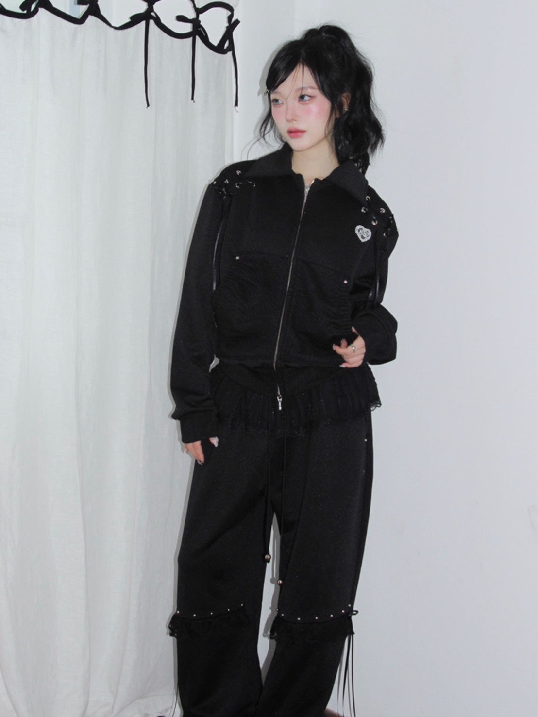 【CHERRYQUIRI】angel sheer layered jersey pt