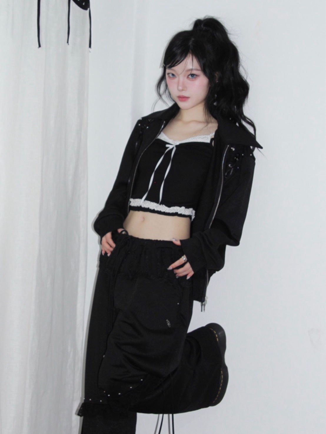 【CHERRYQUIRI】angel sheer layered jersey pt