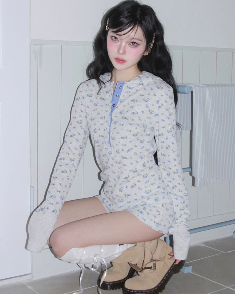 【CHERRYQUIRI】soft cozy waffle hoodie