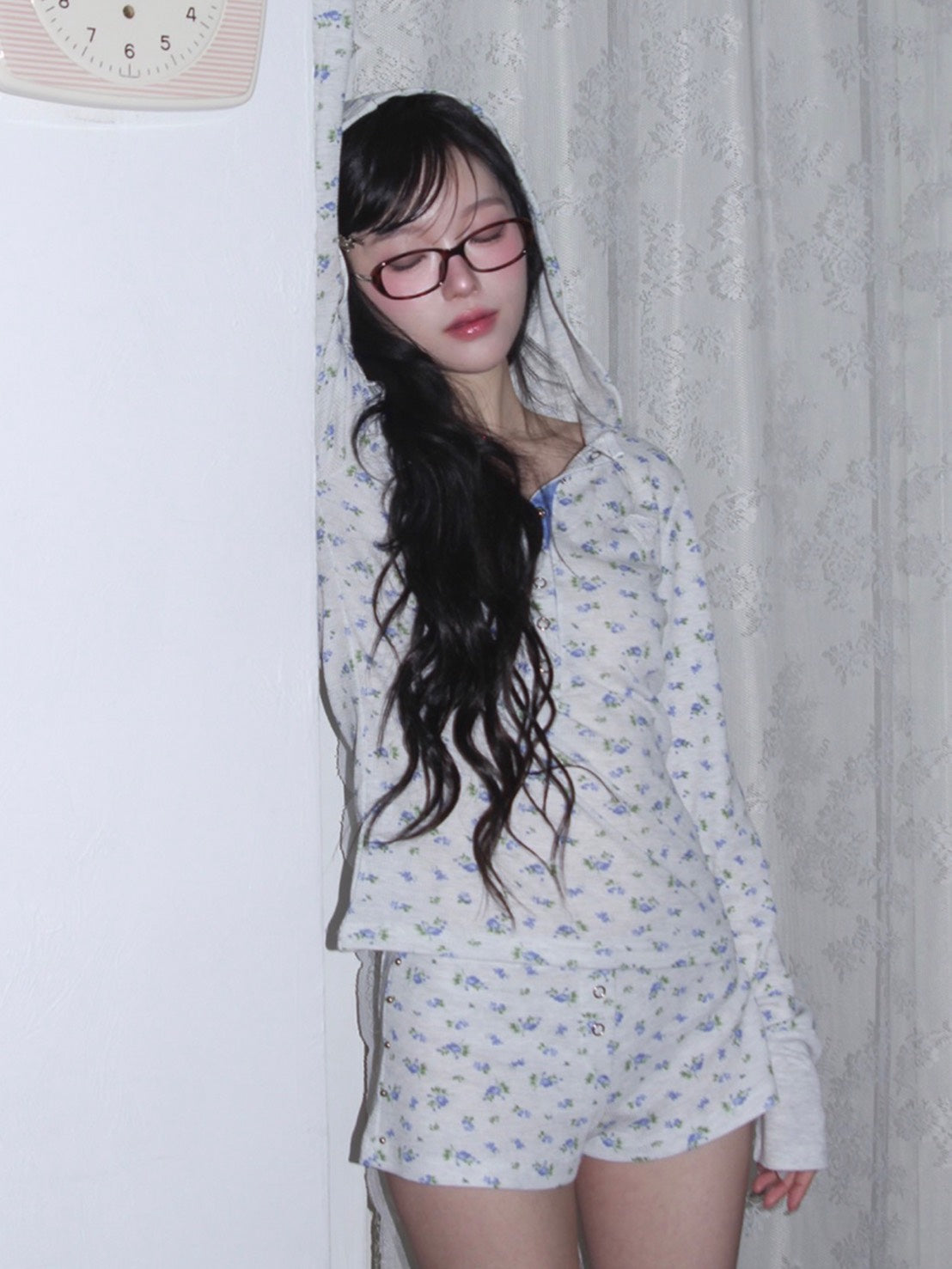 【CHERRYQUIRI】soft cozy waffle hoodie