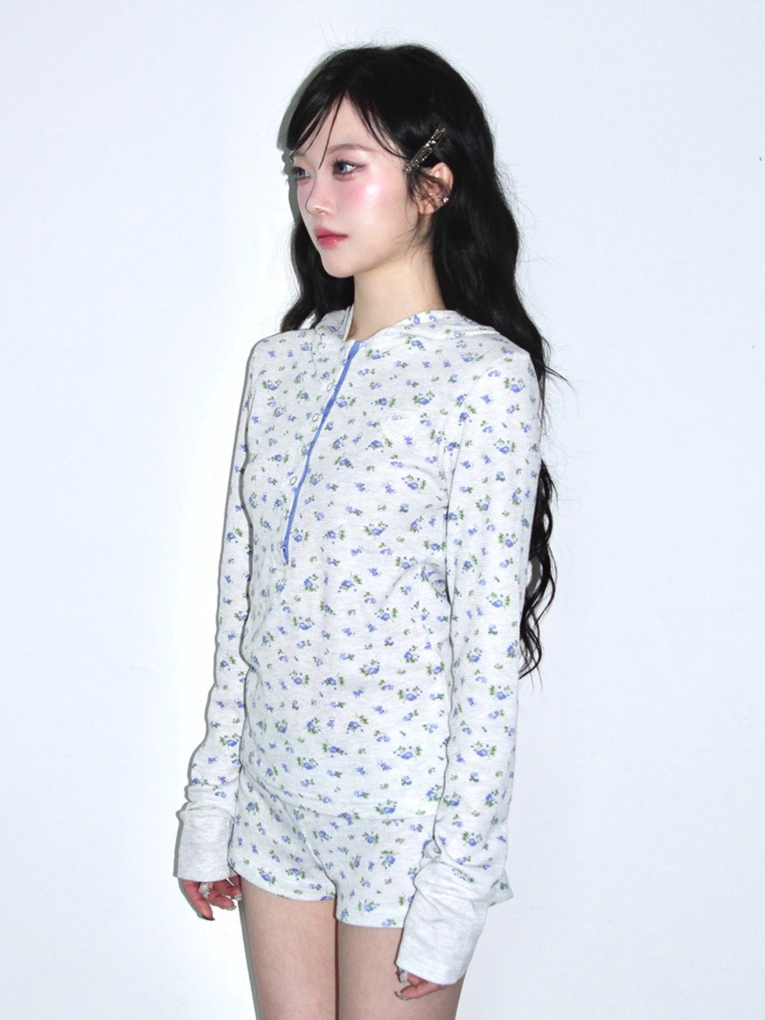 【CHERRYQUIRI】soft cozy waffle hoodie
