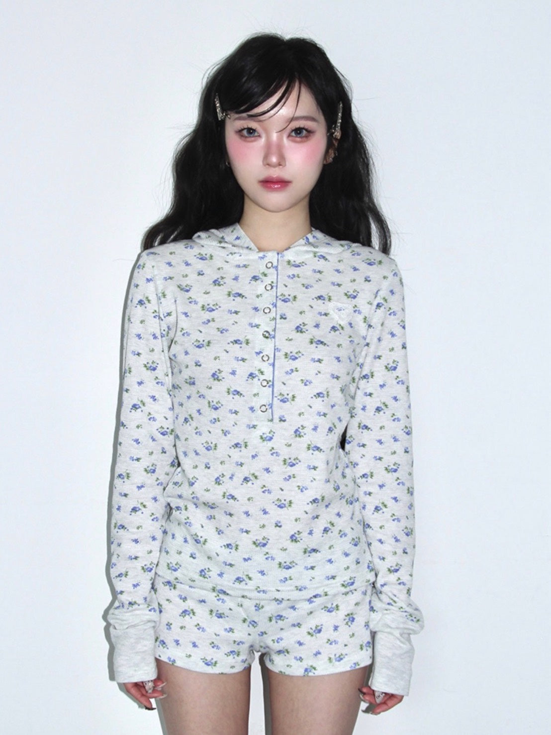 【CHERRYQUIRI】soft cozy waffle hoodie