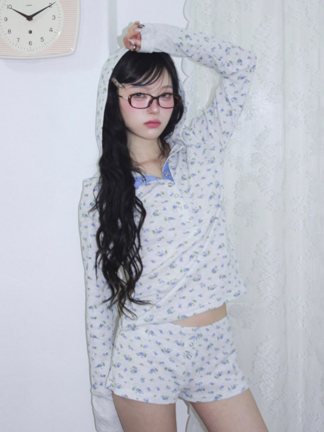 【CHERRYQUIRI】soft cozy waffle hoodie
